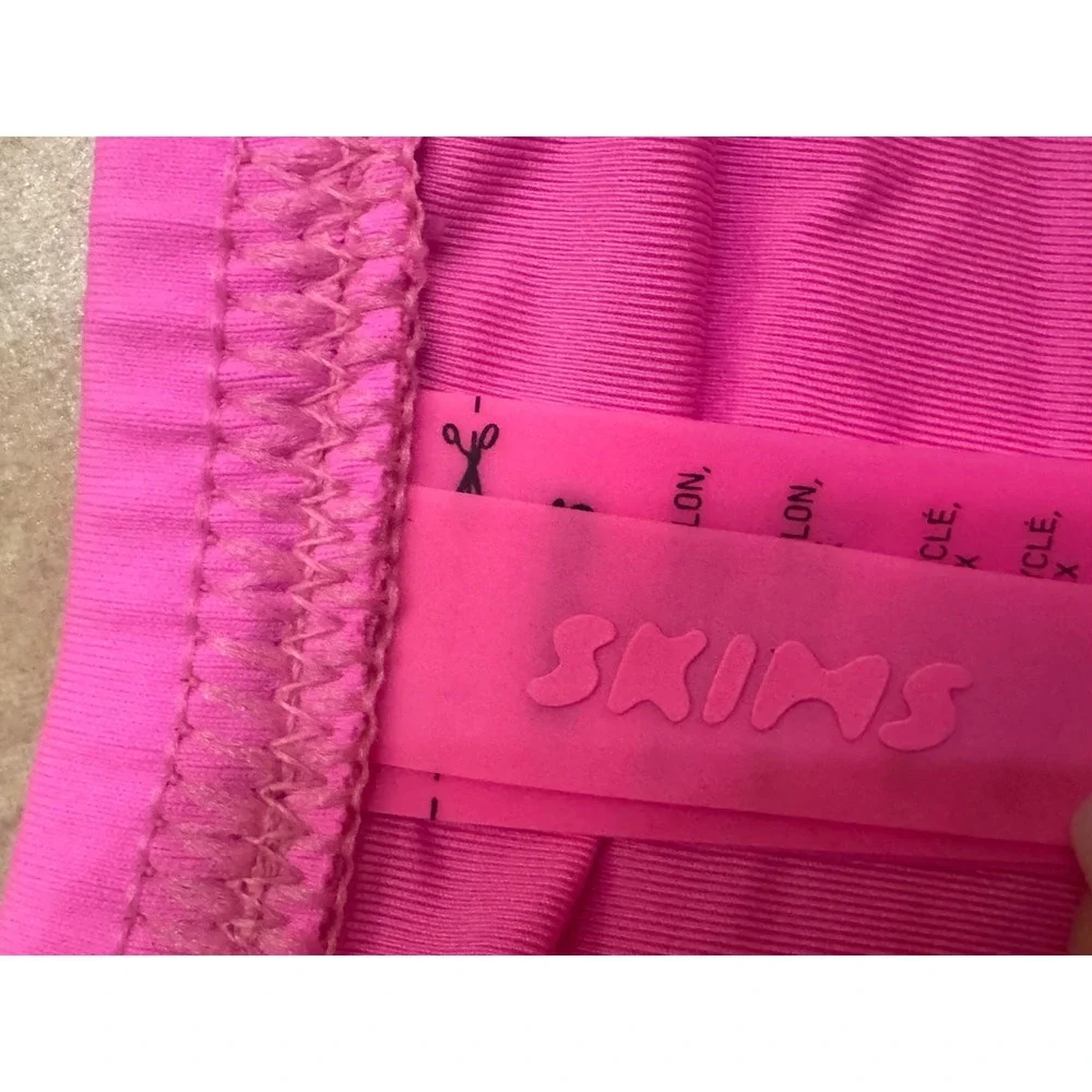 SKIMS Recycled Swim Cheeky Tanga Taffy  (SW-TAN-0783) NWT 4X Pink Bikini Bottom
